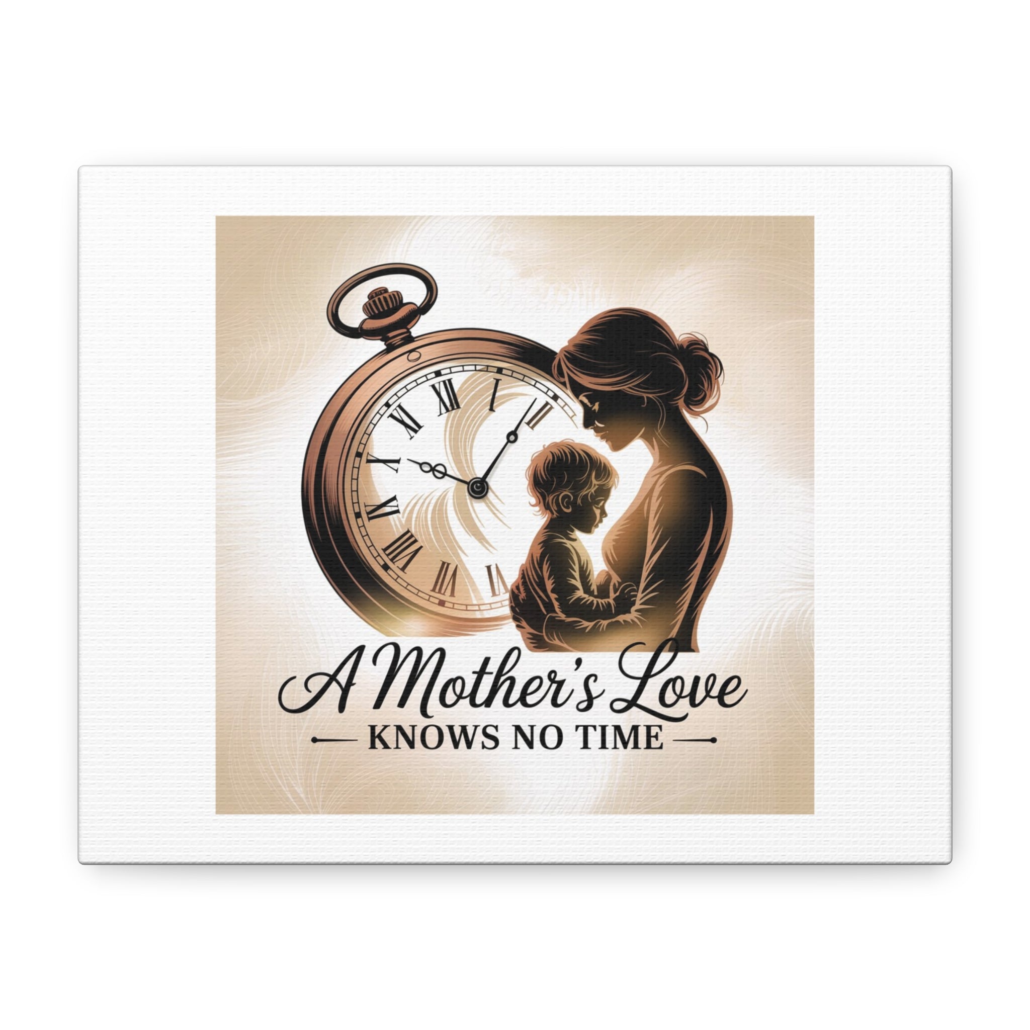 A Mother's Love Knows No Time Canvas Wall Art