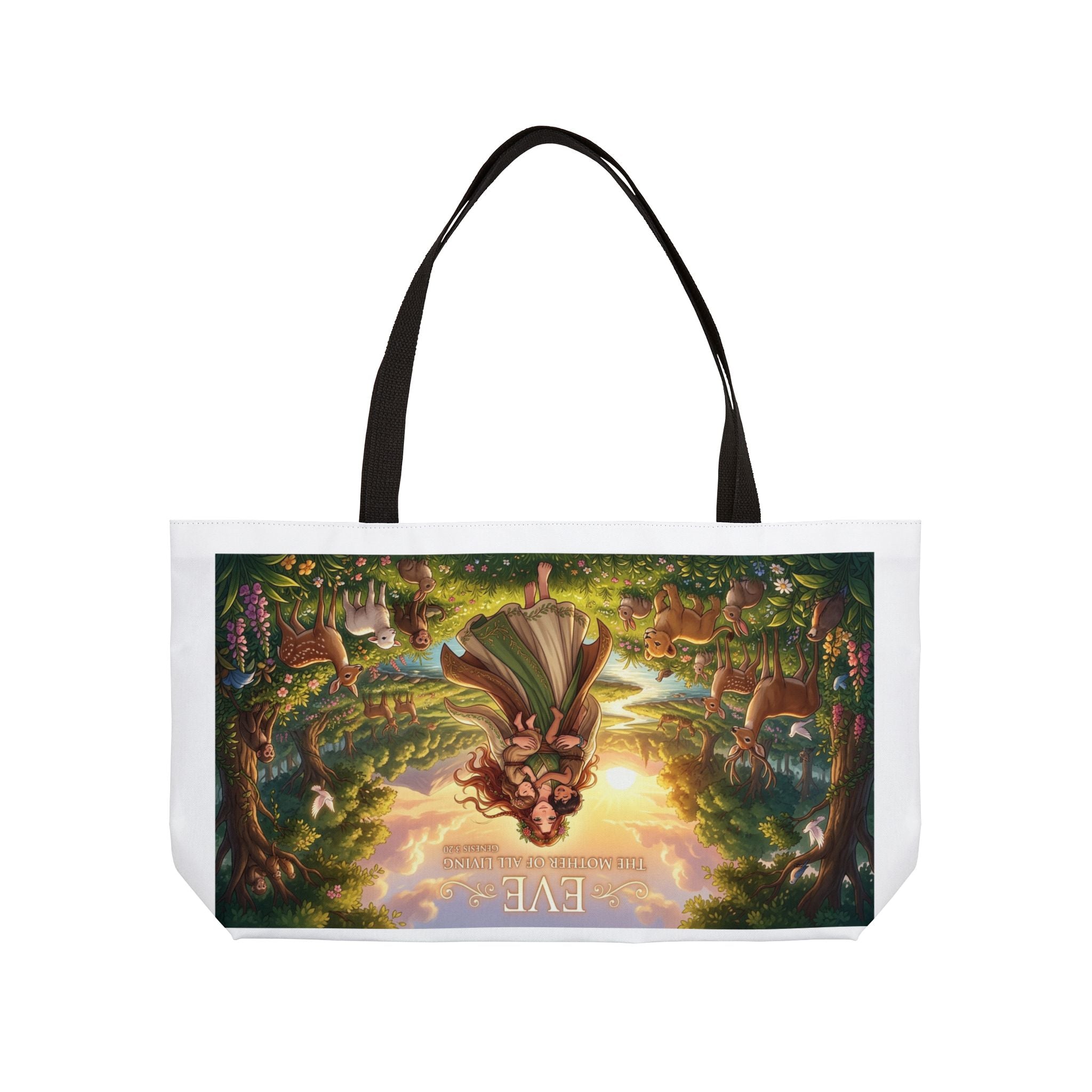 Weekender Tote Bag - Mother's Bible Illustrated Beach Carryall