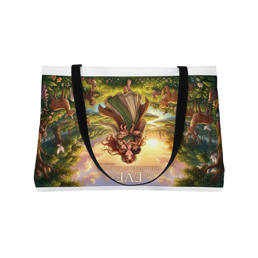 Weekender Tote Bag - Mother's Bible Illustrated Beach Carryall