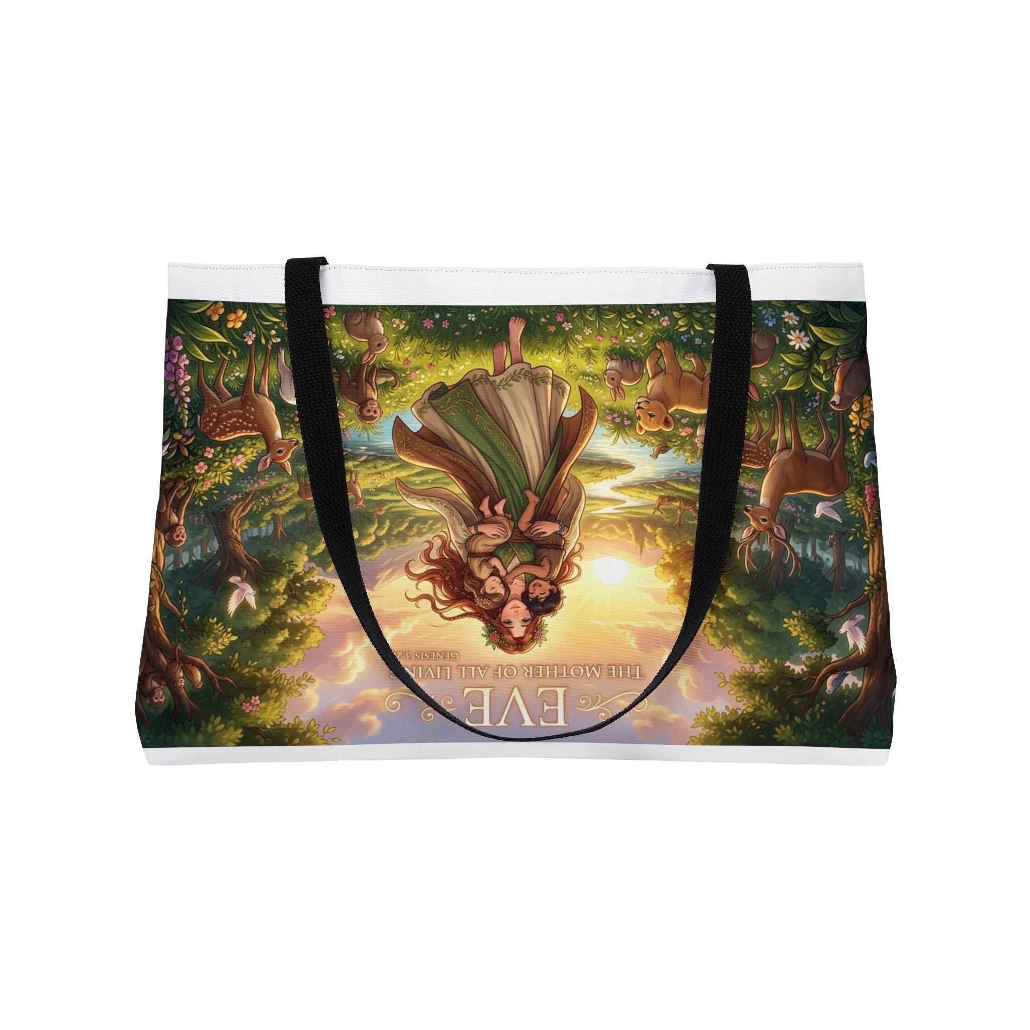 Weekender Tote Bag - Mother's Bible Illustrated Beach Carryall