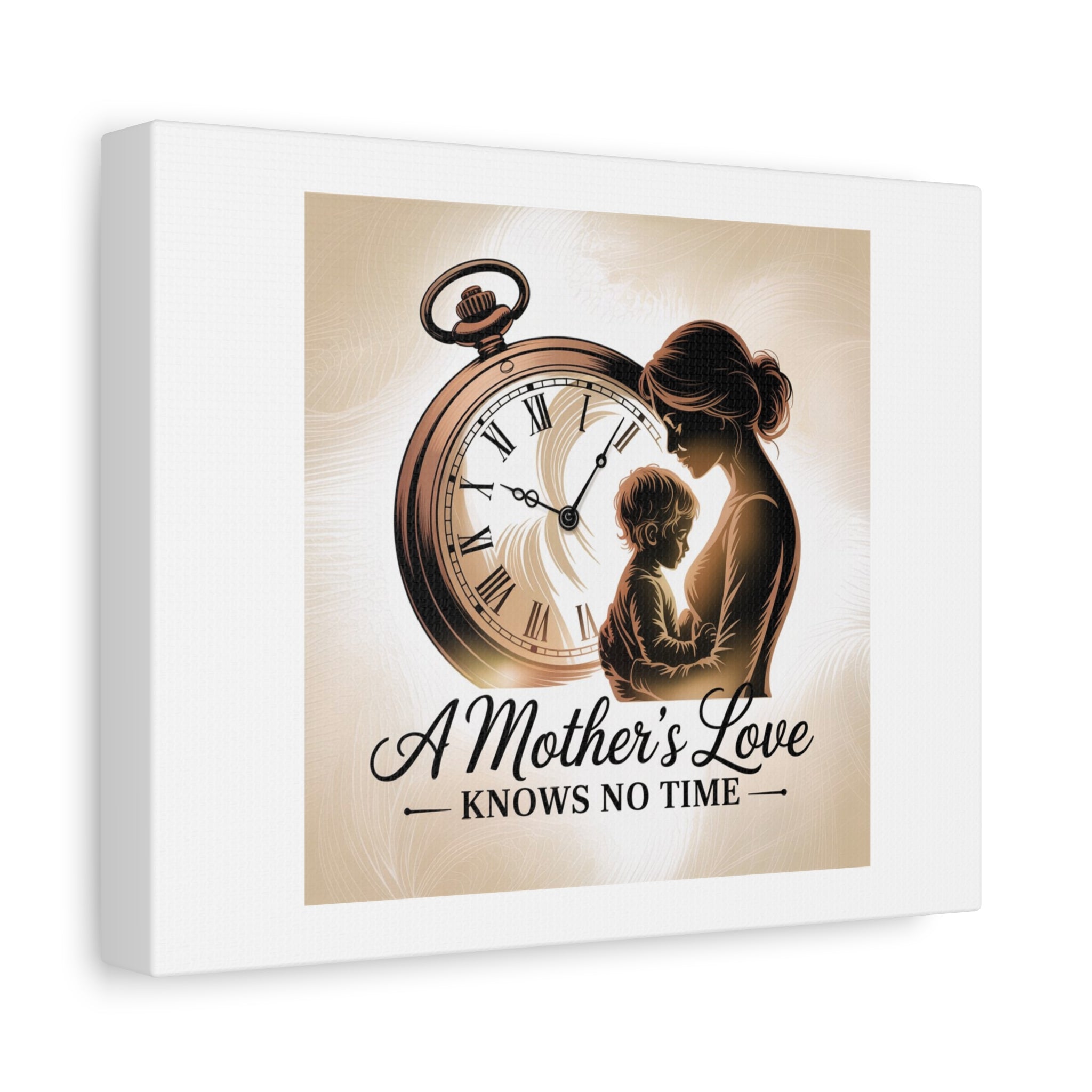 A Mother's Love Knows No Time Canvas Wall Art