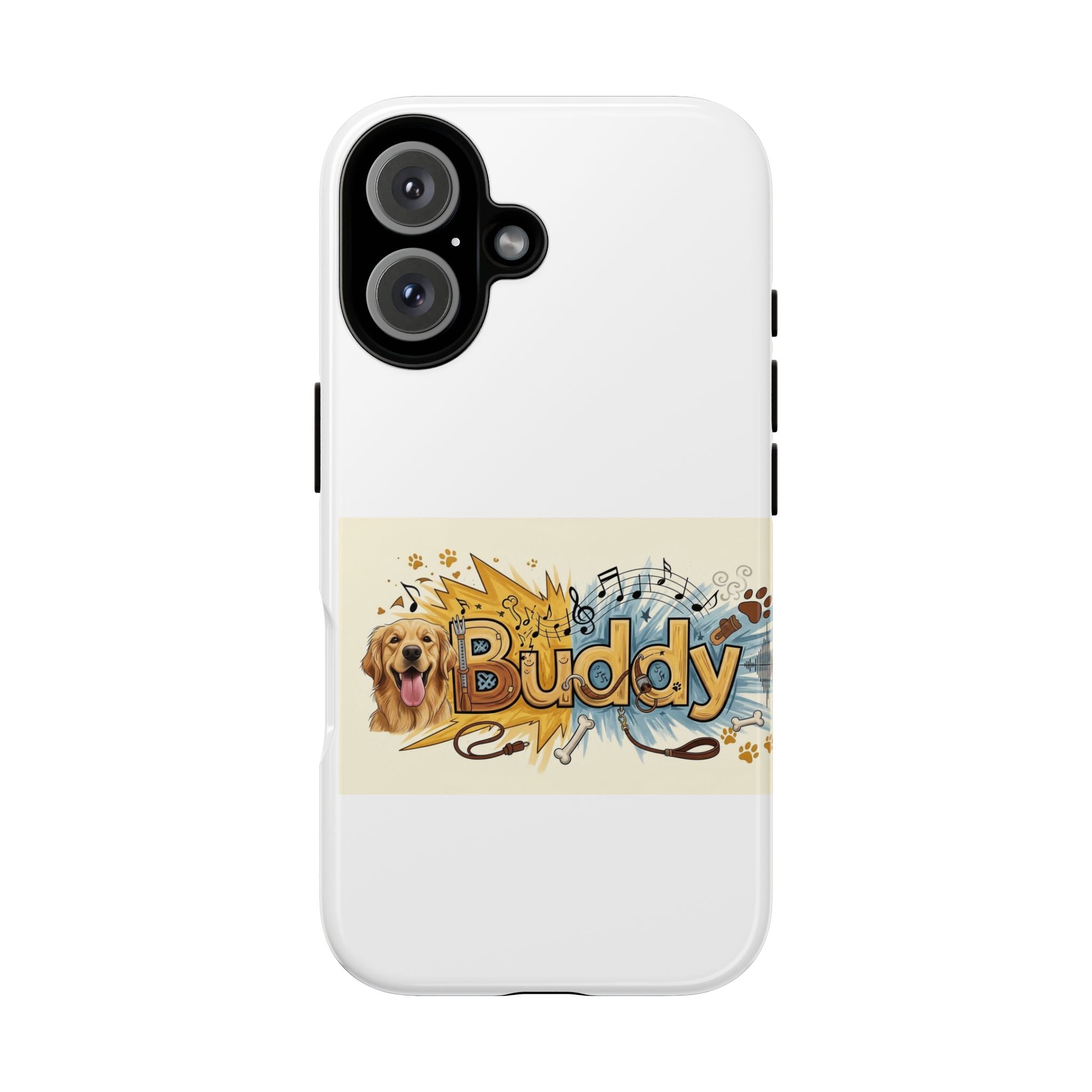 Buddy Dog Phone Case — Cute Pet Name Personalized Protective Case