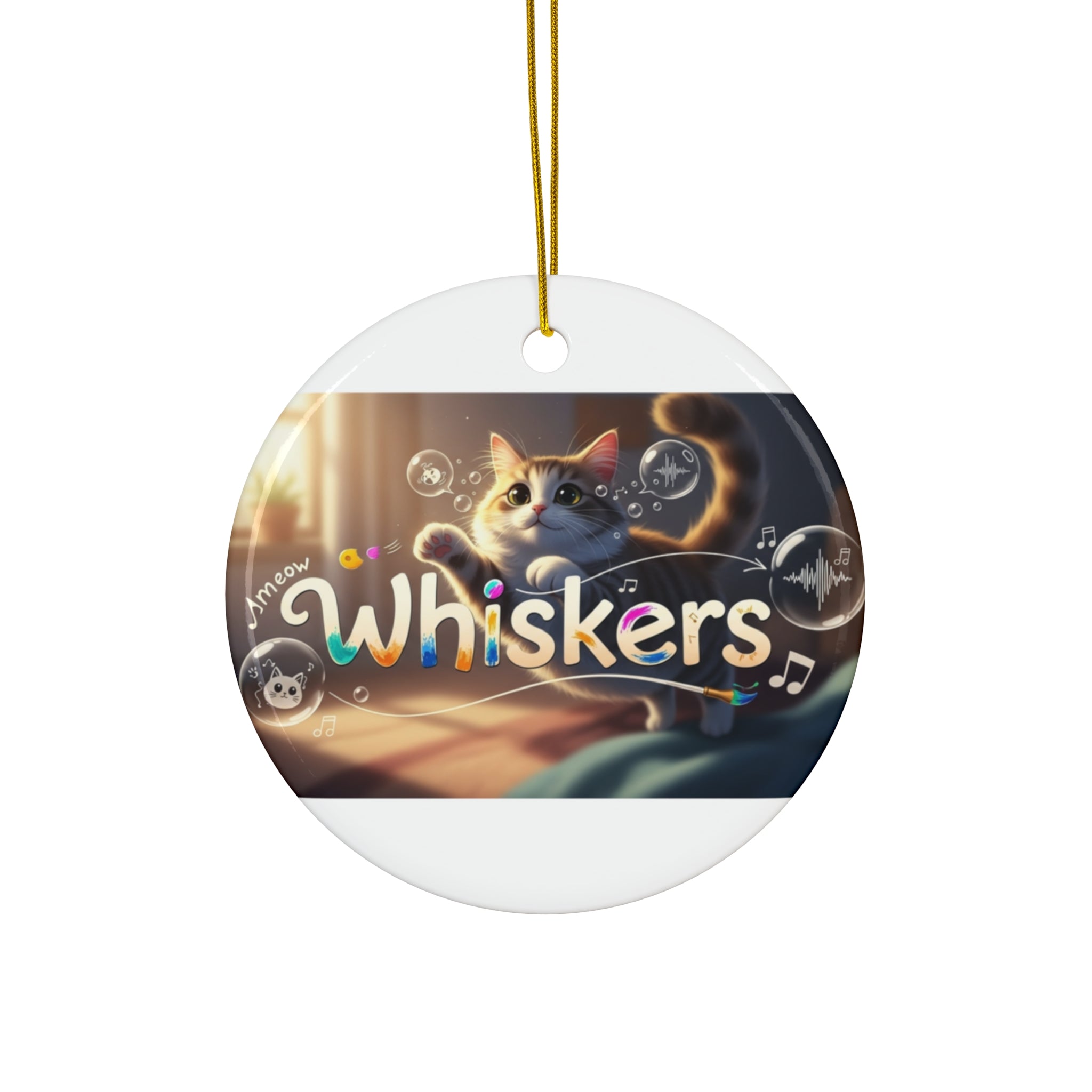 Ceramic Ornament, 4 Shapes