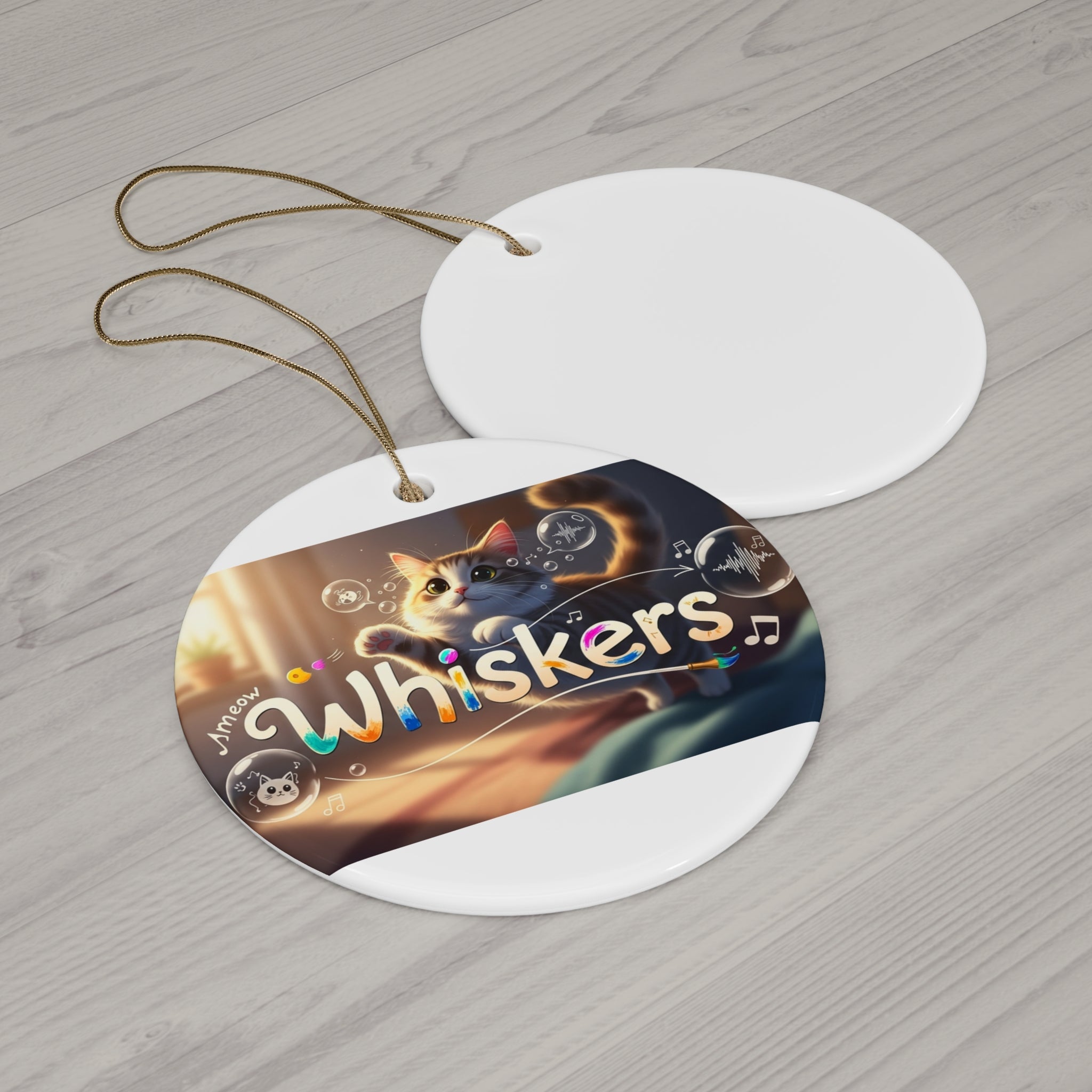 Ceramic Ornament, 4 Shapes